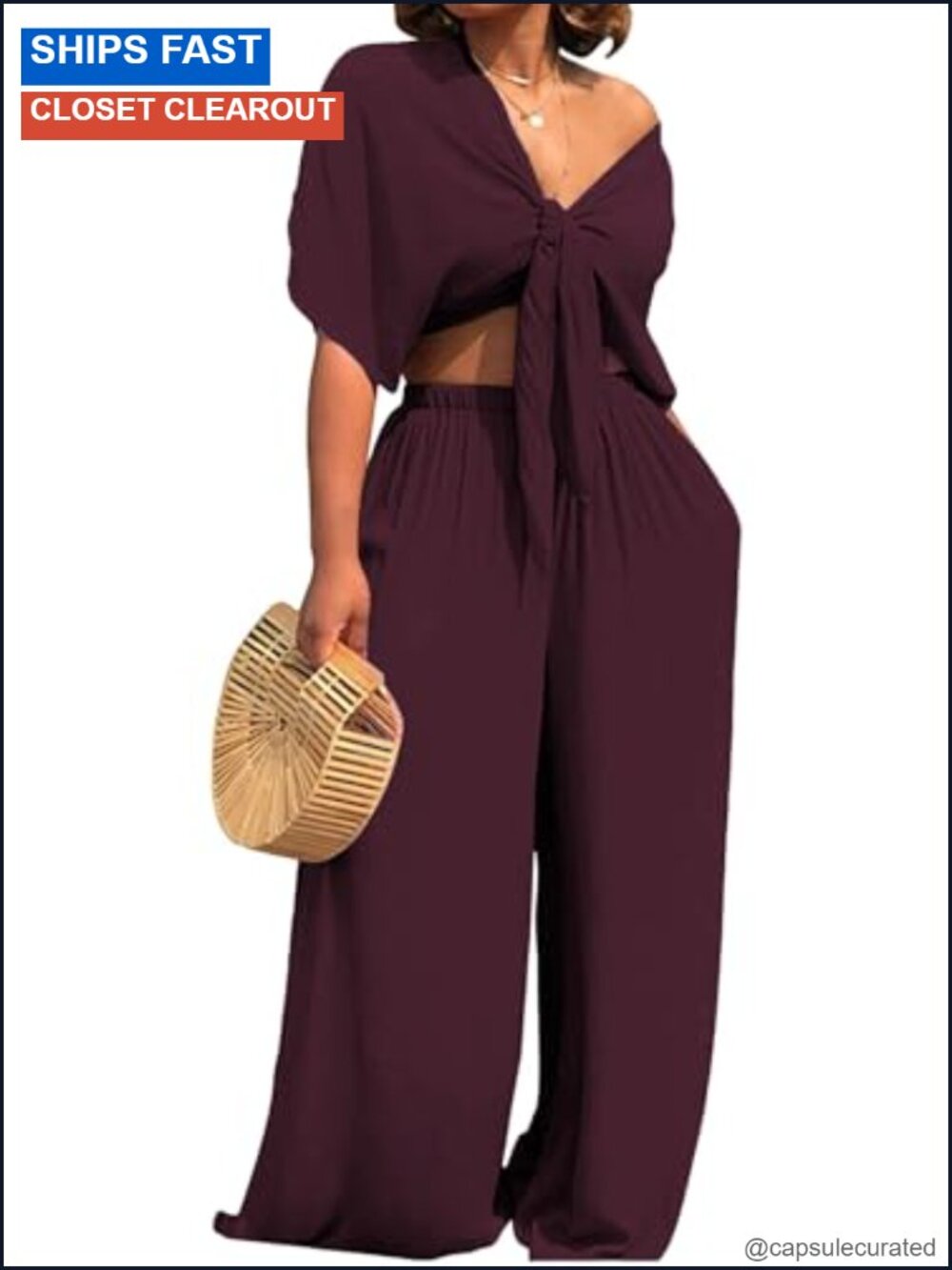 Ribbed Crop Top Set Long Sleeve Slim Fit Tracksuit Two Piece Beach Coverup